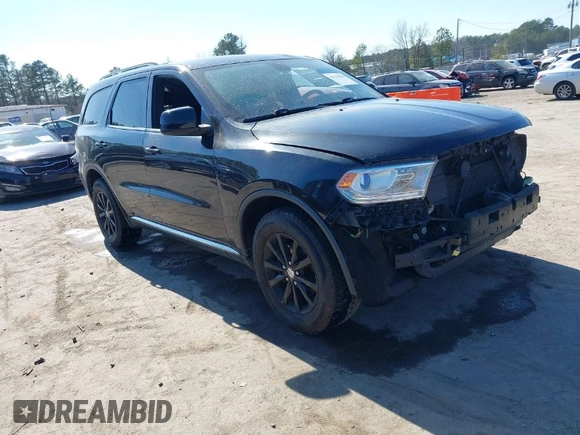 2015 Dodge Durango SXT with VIN 1C4RDJAG3FC695918, listed as a IAAI auction lot 41715629 with 143,460 mi miles and . Bid and sale history available at DreamBid. Image 1.
