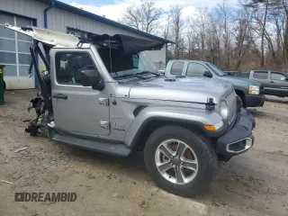 2020 Jeep Wrangler Unlimited Sahara with VIN 1C4HJXEN1LW131534, listed as a Copart auction lot 50064905 with 0 mi miles and Clean Title. Bid and sale history available at carsss.com. Image 4.