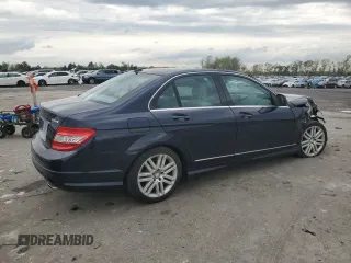 2009 Mercedes-Benz C-Class 3.0L Sport with VIN WDDGF81X49F236898, listed as a Copart auction lot 53318825 with 124,176 mi miles and Salvage Title. Bid and sale history available at carsss.com. Image 3.