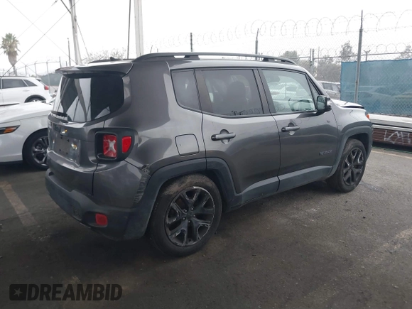 2017 Jeep Renegade Altitude with VIN ZACCJABBXHPG46666, listed as a IAAI auction lot 40976066 with 80,614 mi miles and . Bid and sale history available at DreamBid. Image 4.