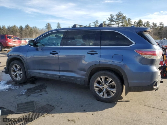 2015 Toyota Highlander LE with VIN 5TDBKRFH3FS142112, listed as a Copart auction lot 46977675 with 254,519 mi miles and Salvage Title. Bid and sale history available at carsss.com. Image 2.