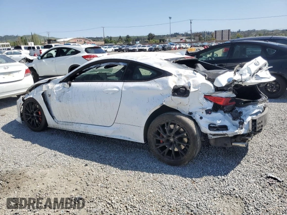 2024 Lexus RC with VIN JTHAP5BC3R5008936, listed as a Copart auction lot 60244375 with 39,857 mi miles and Salvage title. Bid and sale history available at DreamBid. Image 2.