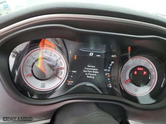 2021 Dodge Challenger R/T Scat Pack with VIN 2C3CDZFJ1MH513401, listed as a Copart auction lot 47252985 with 54,229 mi miles and Salvage Title. Bid and sale history available at carsss.com. Image 9.