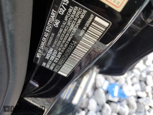 2013 Mercedes-Benz CLS-Class CLS 550 with VIN WDDLJ9BB5DA088854, listed as a Copart auction lot 87408204 with 194,818 mi miles and Salvage Title. Bid and sale history available at carsss.com. Image 12.