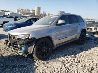 2021 Jeep Grand Cherokee Laredo X with VIN 1C4RJEAG5MC625608, listed as a Copart auction lot 74447194 with 43,378 mi miles and Salvage Title. Bid and sale history available at carsss.com. Image 1.