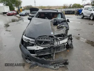 2019 BMW 3 Series 330i xDrive with VIN WBA5R7C52KAJ80510, listed as a Copart auction lot 46527915 with 0 mi miles and Non Repairable. Bid and sale history available at carsss.com. Image 5.