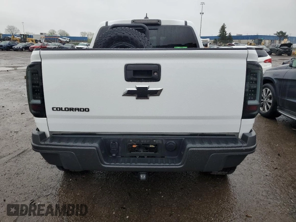 2020 Chevrolet Colorado 4WD ZR2 with VIN 1GCGTEEN3L1244554, listed as a Copart auction lot 55991425 with 79,785 mi miles and Salvage title. Bid and sale history available at DreamBid. Image 6.