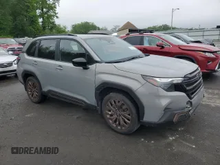2025 Subaru Forester Special Sports with VIN JF2SLDHC6SH488365, listed as a Copart auction lot 57224155 with Not provided miles and Salvage title. Bid and sale history available at DreamBid. Image 4.