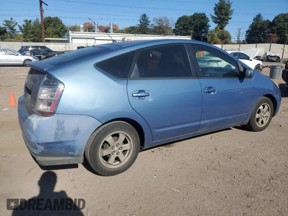 2005 Toyota Prius with VIN JTDKB22U050124307, listed as a Copart auction lot 75723884 with 221,220 mi miles and Salvage Title. Bid and sale history available at carsss.com. Image 3.