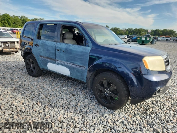 2012 Honda Pilot EX-L with VIN 5FNYF3H61CB020226, listed as a Copart auction lot 59038355 with 234,583 mi miles and Salvage title. Bid and sale history available at DreamBid. Image 4.