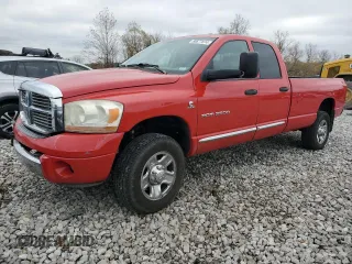 2006 Dodge Ram 2500 SLT with VIN 1D7KS28CX6J203743, listed as a Copart auction lot 80677674 with 0 mi miles and Salvage Title. Bid and sale history available at carsss.com. Image 1.