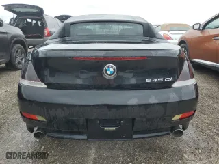 2004 BMW 6 Series 645Ci with VIN WBAEK73484B260208, listed as a Copart auction lot 75266104 with 0 mi miles and Salvage Title. Bid and sale history available at carsss.com. Image 6.