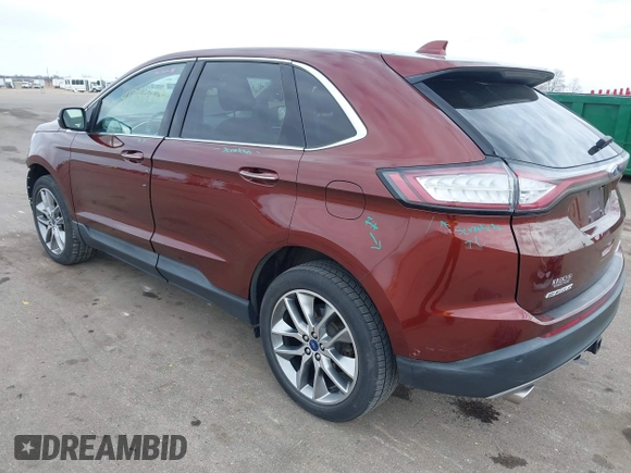 2016 Ford Edge Titanium with VIN 2FMPK4K86GBB31442, listed as a IAAI auction lot 41854898 with 79,599 mi miles. Bid and sale history available at carsss.com. Image 3.