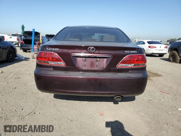 2006 Lexus ES 350 with VIN JTHBA30G865161114, listed as a Copart auction lot 52045875 with 96,749 mi miles and Salvage Title. Bid and sale history available at DreamBid. Image 6.