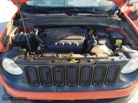 2017 Jeep Renegade Altitude with VIN ZACCJABB9HPG44939, listed as a Copart auction lot 48578125 with 90,965 mi miles and Salvage Title. Bid and sale history available at carsss.com. Image 12.