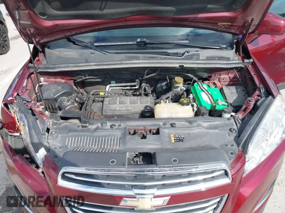 2016 Chevrolet Trax LTZ with VIN 3GNCJRSB3GL161721, listed as a IAAI auction lot 41877282 with 108,709 mi miles. Bid and sale history available at carsss.com. Image 10.