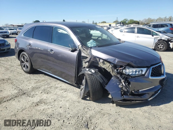 2017 Acura MDX with VIN 5J8YD4H38HL005729, listed as a Copart auction lot 50415045 with 110,661 mi miles and Salvage Title. Bid and sale history available at carsss.com. Image 4.