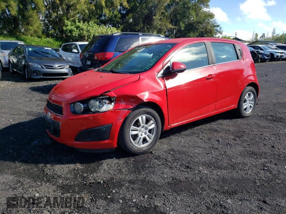2014 Chevrolet Sonic LT with VIN 1G1JC6SB8E4113247, listed as a Copart auction lot 71684214 with 0 mi miles and Salvage Title. Bid and sale history available at carsss.com. Image 1.