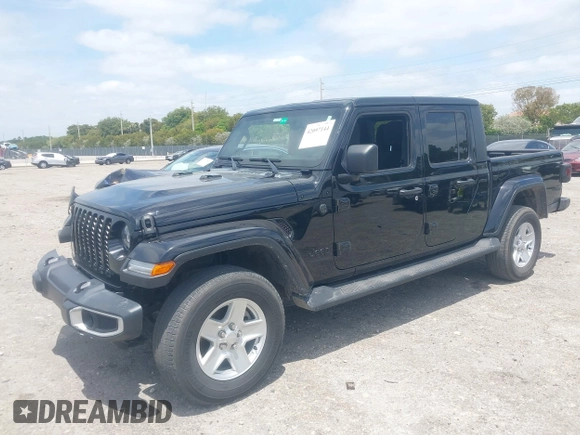 2022 Jeep Gladiator Willys Sport z VIN 1C6HJTAG7NL161701, wystawiony jako IAAI lot #42097144 z przebiegiem 32 989 mil mil oraz . Historia ofert i sprzedaży dostępna na DreamBid. Obrazek 18.