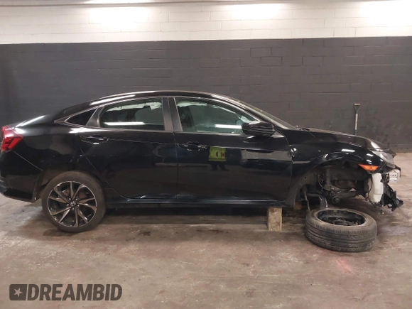 2019 Honda Civic Sport with VIN 2HGFC2F84KH590469, listed as a IAAI auction lot 41686757 with 79,602 mi miles and . Bid and sale history available at DreamBid. Image 14.