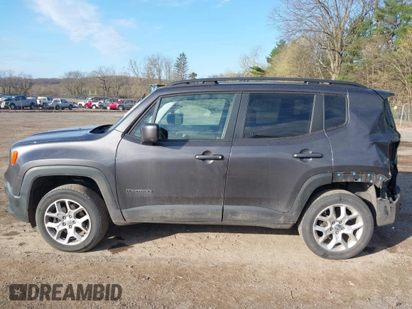 2018 Jeep Renegade Latitude with VIN ZACCJBBB8JPH51136, listed as a IAAI auction lot 42027011 with 65,252 mi miles and . Bid and sale history available at carsss.com. Image 14.