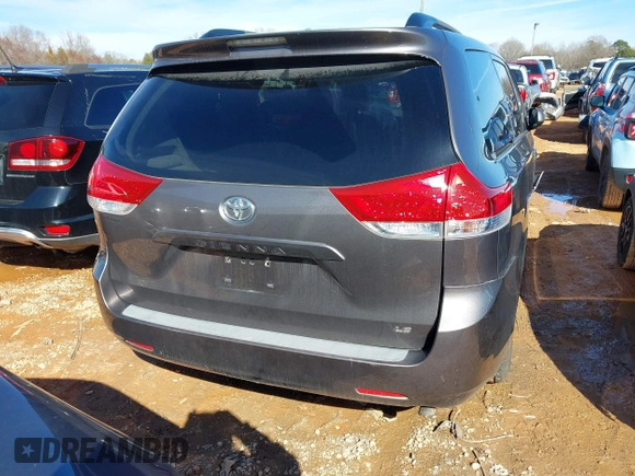 2014 Toyota Sienna LE AAS with VIN 5TDKK3DC9ES426654, listed as a IAAI auction lot 41592601 with Not Provided miles and . Bid and sale history available at DreamBid. Image 16.