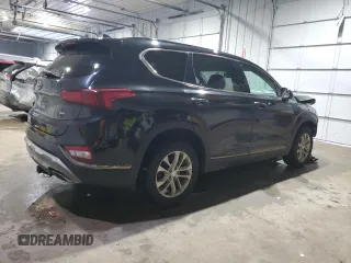 2019 Hyundai Santa Fe SEL with VIN 5NMS3CAD3KH008163, listed as a Copart auction lot 47119455 with 121,131 mi miles and Salvage Title. Bid and sale history available at carsss.com. Image 3.