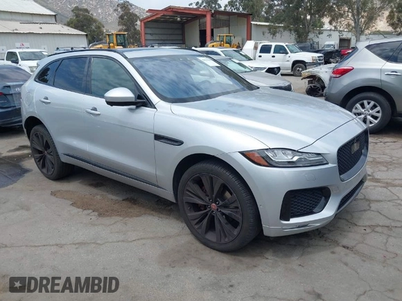 2017 Jaguar F-Pace S with VIN SADCM2BV6HA892108, listed as a IAAI auction lot 42034100 with 101,380 mi miles and . Bid and sale history available at DreamBid. Image 1.
