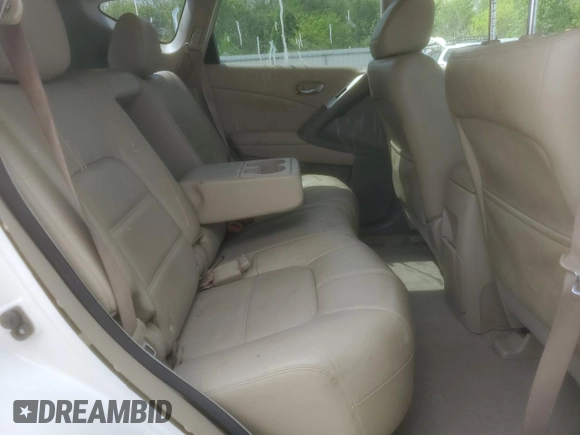 2012 Nissan Murano SL with VIN JN8AZ1MW2CW224343, listed as a Copart auction lot 53629575 with 104,626 mi miles and Salvage Title. Bid and sale history available at DreamBid. Image 12.