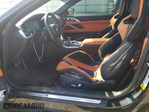 2022 BMW M4 Competition with VIN WBS33AZ06NCH60240, listed as a Copart auction lot 45311753 with 23,396 mi miles. Bid and sale history available at carsss.com. Image 7.
