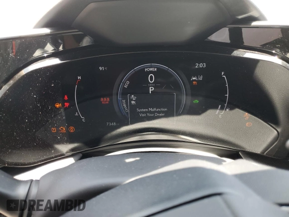 2024 Lexus NX 350h Premium with VIN JTJGKCEZ9R5021301, listed as a Copart auction lot 64402715 with 7,348 mi miles and Salvage title. Bid and sale history available at DreamBid. Image 9.