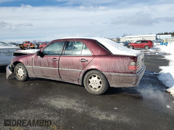 1998 Mercedes-Benz C 230/260/280/320 with VIN WDBHA23G5WA537419, listed as a Copart auction lot 88290375 with 150,179 mi miles and Salvage Title. Bid and sale history available at carsss.com. Image 2.