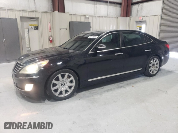 2012 Hyundai Equus Signature z VIN KMHGH4JH4CU057118, wystawiony jako Copart lot #58478515 z przebiegiem 147 142 mil mil oraz Czysty tytuł • Clean title. Historia ofert i sprzedaży dostępna na DreamBid. Obrazek 1.