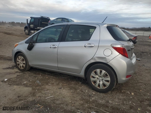 2012 Toyota Yaris L with VIN JTDKTUD37CD537828, listed as a Copart auction lot 86870354 with 161,893 mi miles and Salvage Title. Bid and sale history available at carsss.com. Image 2.
