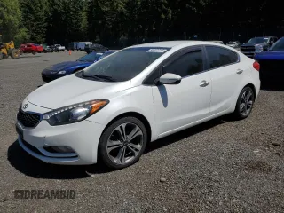 2016 Kia Forte EX z VIN KNAFX4A89G5555234, wystawiony jako Copart lot #58602715 z przebiegiem 99 785 mil mil oraz Czysty tytuł • Clean title. Historia ofert i sprzedaży dostępna na DreamBid. Obrazek 1.