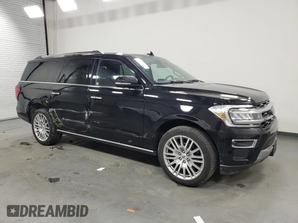 2024 Ford Expedition Max Limited with VIN 1FMJK2A80REA34966, listed as a Copart auction lot 45953305 with 25,357 mi miles and Clean title. Bid and sale history available at DreamBid. Image 4.