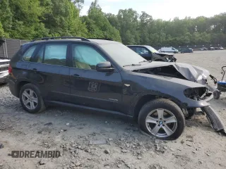 2012 BMW X5 35i with VIN 5UXZV4C5XCL761370, listed as a Copart auction lot 59436845 with 124,722 mi miles and Salvage title. Bid and sale history available at DreamBid. Image 4.
