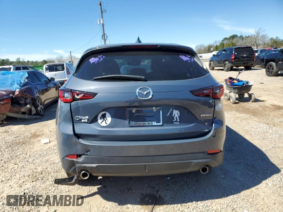 2022 Mazda CX-5 2.5 S Preferred Package with VIN JM3KFBCM9N1615592, listed as a Copart auction lot 47462915 with 17,733 mi miles and Non Repairable. Bid and sale history available at carsss.com. Image 6.