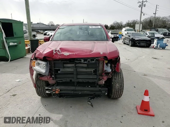 2022 GMC Canyon 4WD Elevation z VIN 1GTG6CEN4N1104978, wystawiony jako Copart lot #48214055 z przebiegiem 17 246 mil mil oraz Czysty tytuł • Clean title. Historia ofert i sprzedaży dostępna na DreamBid. Obrazek 10.