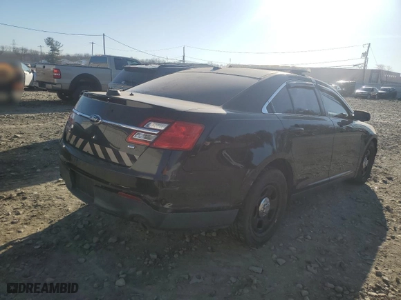 2013 Ford Sedan Police Interceptor with VIN 1FAHP2M80DG169805, listed as a Copart auction lot 48567695 with 0 mi miles and Salvage Title. Bid and sale history available at carsss.com. Image 3.