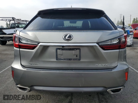 2018 Lexus RX with VIN 2T2ZZMCA3JC111007, listed as a Copart auction lot 54239265 with 19,016 mi miles and Non Repairable. Bid and sale history available at carsss.com. Image 6.