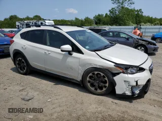 2021 Subaru Crosstrek Premium with VIN JF2GTAPC0MH661791, listed as a Copart auction lot 60546185 with 53,432 mi miles and Salvage title. Bid and sale history available at DreamBid. Image 4.