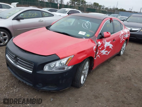 2010 Nissan Maxima 3.5 SV with VIN 1N4AA5AP0AC832972, listed as a IAAI auction lot 41925816 with Not Provided miles. Bid and sale history available at carsss.com. Image 2.