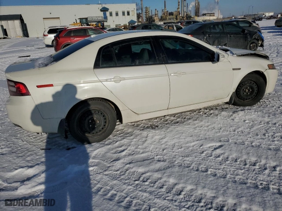 2007 Acura TL with VIN 19UUA66277A802044, listed as a Copart auction lot 41829325 with 159,850 mi miles and Salvage Title. Bid and sale history available at carsss.com. Image 3.