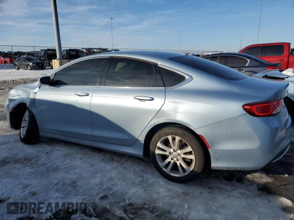2015 Chrysler 200 Limited with VIN 1C3CCCABXFN714756, listed as a Copart auction lot 89199175 with 173,837 mi miles and Salvage Title. Bid and sale history available at DreamBid. Image 2.