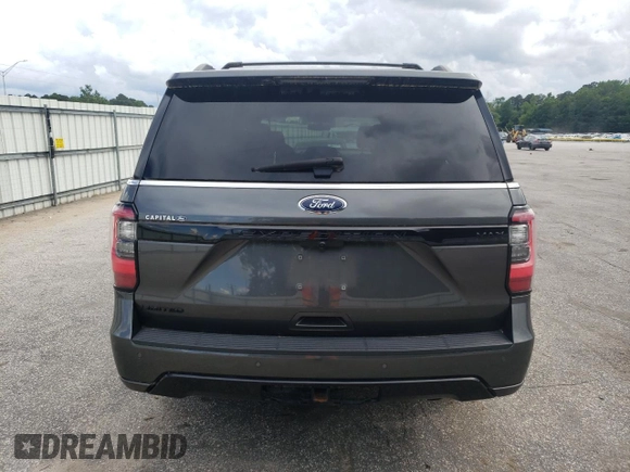 2020 Ford Expedition Max Limited с VIN 1FMJK2AT4LEA16790, выставлен на аукционе Copart как лот 55786835 с пробегом 76 241 миль миль и Списание • Salvage title. История ставок и продаж доступна на DreamBid. Изображение 6.