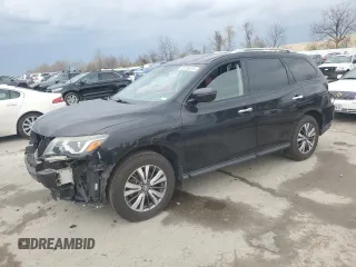 2018 Nissan Pathfinder SV with VIN 5N1DR2MN4JC612187, listed as a Copart auction lot 50704915 with 135,686 mi miles and Salvage Title. Bid and sale history available at carsss.com. Image 1.