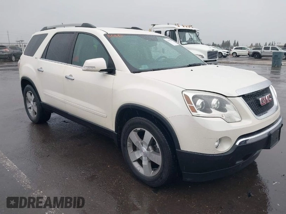 2012 GMC Acadia SLT1 with VIN 1GKKVRED2CJ361758, listed as a IAAI auction lot 41489213 with 69,623 mi miles. Bid and sale history available at carsss.com. Image 1.