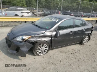 2012 Mazda 3 i Grand Touring with VIN JM1BL1W80C1684677, listed as a Copart auction lot 59841385 with 64,319 mi miles and Salvage title. Bid and sale history available at DreamBid. Image 1.