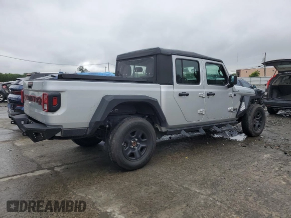 2022 Jeep Gladiator Texas Trail with VIN 1C6HJTAG7NL165957, listed as a Copart auction lot 58309485 with 86,805 mi miles and Salvage title. Bid and sale history available at DreamBid. Image 3.
